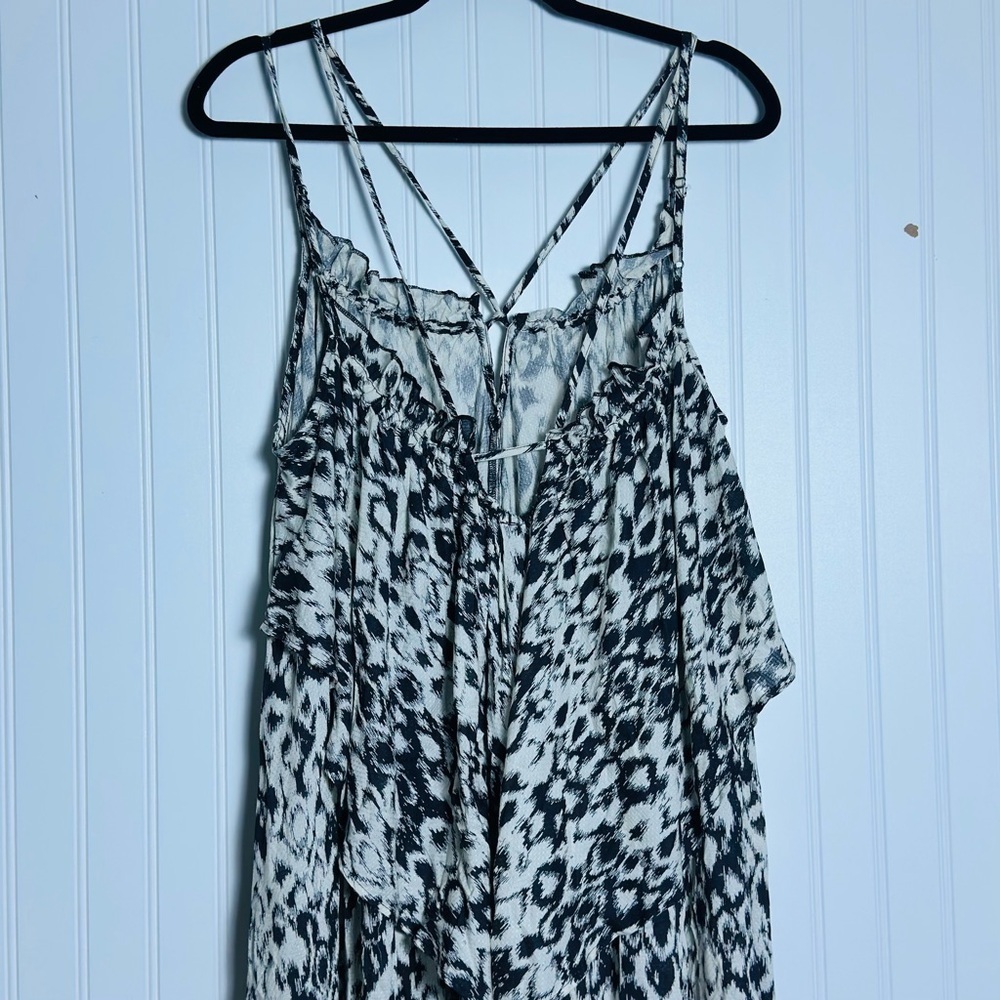 Anthropologie Flowy Strappy Midi Dress NWT Size M Open Back Bohemian - Picture 12 of 14